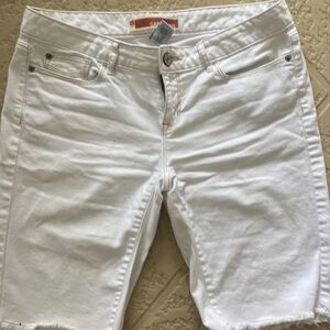 Gap 100 Cotton Jeans Jorts Cream White size 8